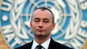 UN Special Coordinator Nikolay Mladenov, February 9, 2015 (CC BY-SA Ottokars, Wikipedia)