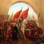 Sultan+Mehmed+IIs+entry+into+Constantinople+painting+by+Fausto+Zonaro+18541929.