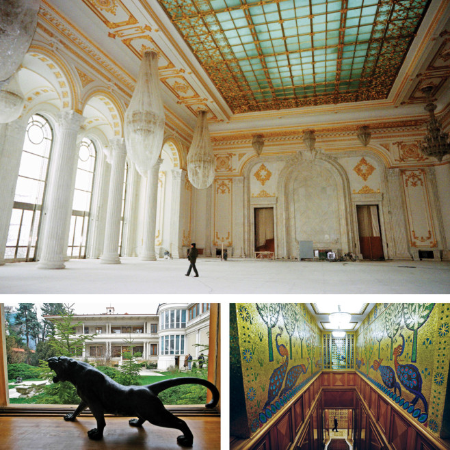 NICOLAE CEAUSESCU: Romania’s communist leader began construction in the 1980s on Bucharest’s massive “People’s Palace,” which today houses the Romanian parliament. Before they were ousted and executed, Ceausescu and his wife, Elena, lived in an elaborately decorated villa that was kept secret until it opened to the public in 2016.