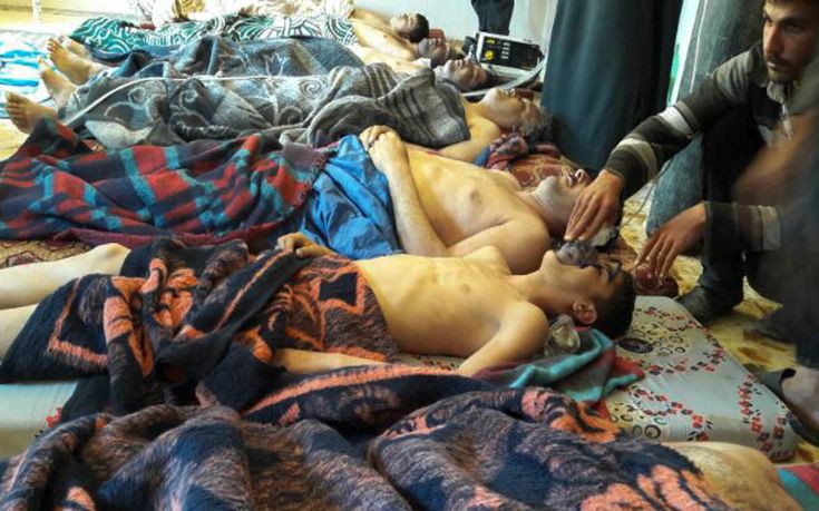 Στους 86 οι νεκροί άμαχοι από την επίθεση με χημικά όπλα στη Συρία