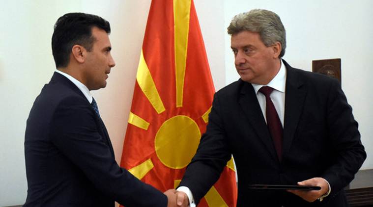 Macadonia, Macadonia government, macadonia elections, Gjorge Ivanov, Zoran Zaev, World news, Indian Express