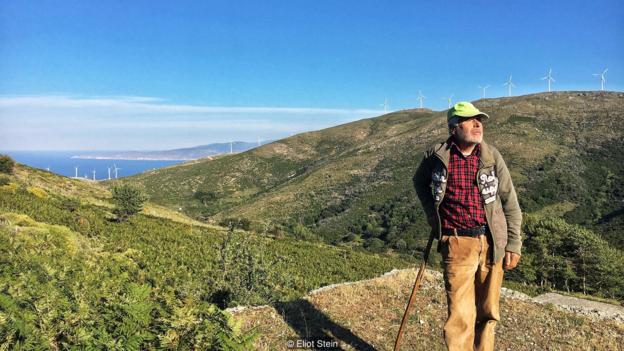 Panagiotis Skopelitis is one of only 37 people left in Antia (Credit: Credit: Eliot Stein) Panagiotis Skopelitis is one of only 37 people left in Antia (Credit: Credit: Eliot Stein)