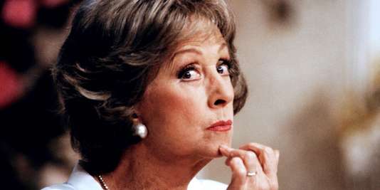 Danielle Darrieux, le 4 février 1987.