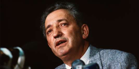 Edmond Maire, le 27 septembre 1982.