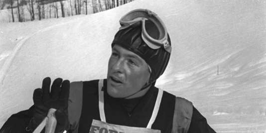 Jean Vuarnet, le 7 février 1962.