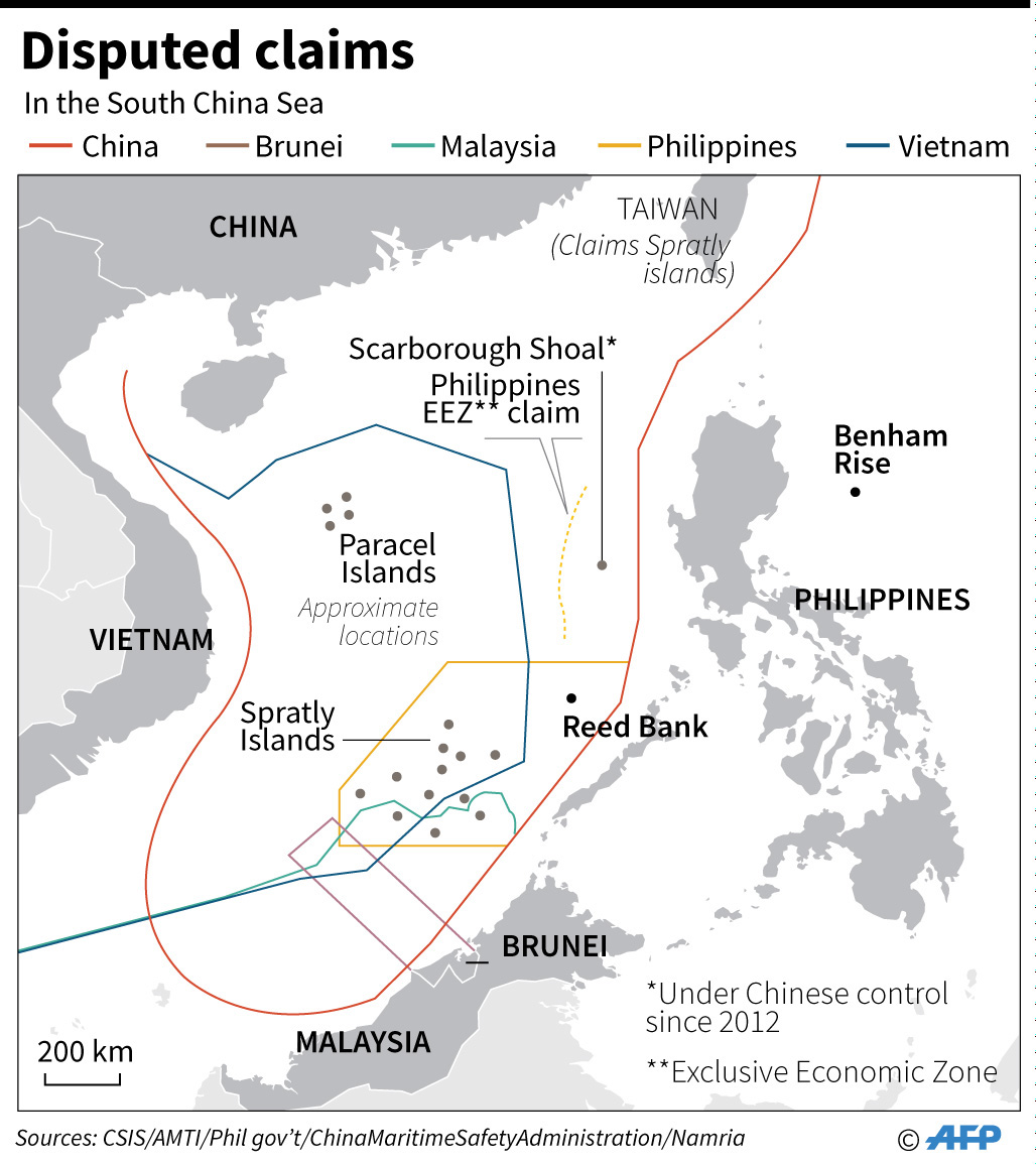 South China Sea-Map-Benham Rise-Map-2017