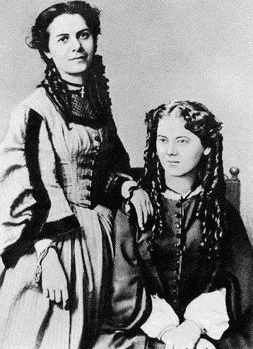 Οι κόρες του Καρλ Μαρξ. Φωτογραφία: wikipedia