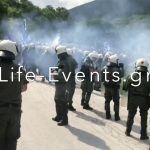 Ένταση και χημικά στο συλλαλητήριο κατά της συμφωνίας, που έγινε στο Πισοδέρι