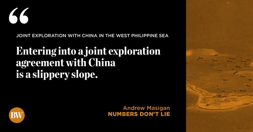 Joint exploration with China in the West Philippine Sea