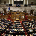 GREL23; National Elections 2023; Policy Statements; discussion; parliament; politician; politics; Βουλή; Εθνικές Εκλογές 2023; Κοινοβούλιο; Προγραμματικές Δηλώσεις; συνεδρίαση; Κυριάκος Μητσοτάκης; Kyriakos Mitsotakis; NEWS KEYWORD LIST SOOC; PM; Prime Minister; Πρωθυπουργός;