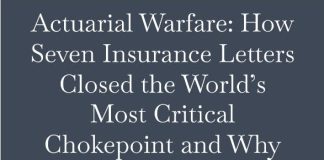 Αναλογιστικός Πόλεμος: Πώς επτά επιστολές ασφαλιστικών εταιρειών έκλεισαν το κρισιμότερο θαλάσσιο πέρασμα του κόσμου και γιατί οι αγορές αποτιμούν λανθασμένα τη διάρκεια κατά 300%¹